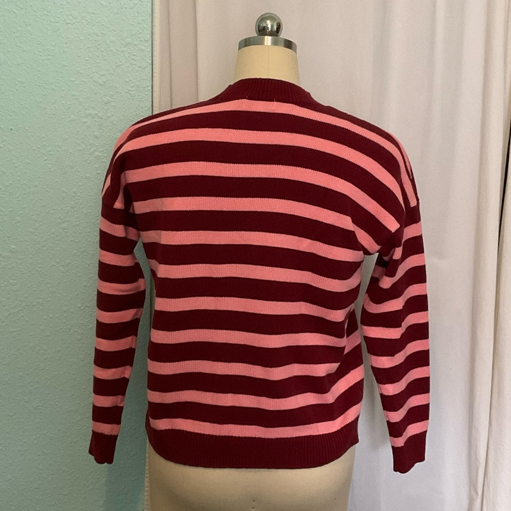 Style & Co Striped Sweater - Picture 2 of 3
